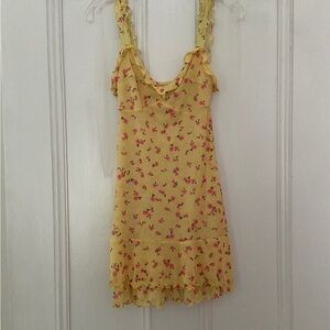 RESA Missy Mini Dress in Honey XS